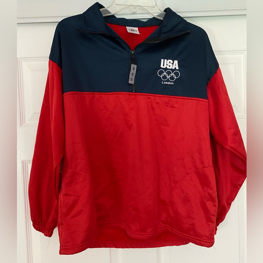 Team USA London Olympics Quarter Zip Medium